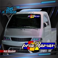 Stiker Decal Variasi Simple Motif PEJUANG RUPIAH Bisa Untuk Kabin Depan Kaca Body Mobil dan lain-lai