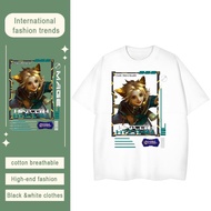 Mobile Legend T Shirts Men High Quality oversize Floral Print Clothings Round Neck