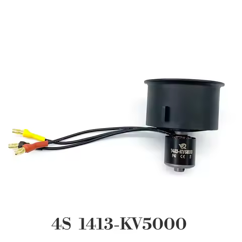 XFLY Galaxy X4 4S 1413-KV5000 EDF Ducted Fan 40mm 12 Blade Outrunner Brushless Motor EDF Power Group