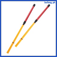 1Pair Multi Color Nylon and Wire Drum Brushes with Aluminum Handles for Jazz Drumming and Cajon Perc