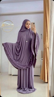 ชุดละหมาด ตะละกงแถมฟรีกระเป๋า รุ่นLaila เนื้อผ้าviscosepremium ผ้านิ่มใส่สบายไม่ร้อน ผ้าละหมาดพร้อมส