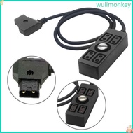 WU D-tap Splitter Cord D-TAP to 4port D-tap Camera Power Cable D-TAP Distributor