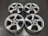 【中清中古物流區】TOYOTA豐田 原廠 17吋 5X114 6.5J ET45 旋風 銀