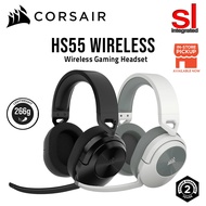 Corsair HS55 WIRELESS Gaming Headset - Carbon/White