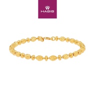 HABIB Oro Italia 916 Yellow Gold Bracelet GW53960625 (22K Gold)