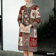 Muslim Long Dress: Exquisite Ethnic Patterns, Retro Floral Patchwork Designs, Suitable For Daily Wea