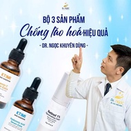 COMBO RETINOL + VITAMIN C+ CẤP ẨM HYALURONIC ACID KTIMI DR Ngọc khuyên dùng.