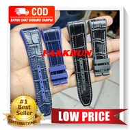 HITAM Best STRAP RUBBER LEATHER FRANCK MULLER V45 BLACK BLUE V 45 BAND STRAP RUBBER LEATHER Combination BLACK BLUE LEATHER WATCH