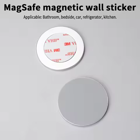 Strong Magnetic Suction Wall Mount for Magsafe Case Wallet iPhone 12 13 14 Series Adhesive Car Holde