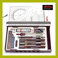 ∱ ∰ ▞ rOtring Isograph Technical Drawing Pen Set - Master College Set with Compass and Adaptor