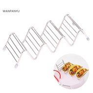 wanpanyu Multifunctional Food Holder Pancake Rack Rust-proof Stainless Steel Taco Holder Multifuncti