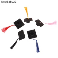 NewBaby 1Pc Graduation Hat Mini Doctoral Cap Costume Graduation Cap with Tassels SG