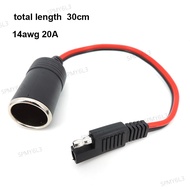 14AWG 30CM 20A 12V 24V car Female Lighter Socket to SAE 2 Pin Quick Release Disconnect Connector Plug  Extension Cable  MY6L3