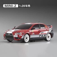 京商KYOSHO MINI-Z AWD 三菱EVO 10代 EVOLUTION白紅涂裝模型車殼