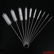 Nylon Lab Brush Set of 10 for pipe cleaner test tube glassware bottle tubing Cleaning Roller Bottles