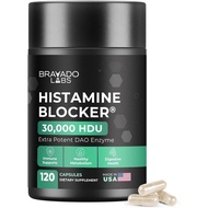 Bravado Labs DAO s Histamine Blocker Extra Strength 30000 HDU Enzim DAO + Diamine Oxidase & C untuk 