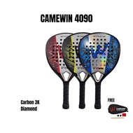 RA - FREE BAG + GIFT Camewin 4090 Padel Racket Carbon 3K CAMEWIN 4090 Padel Racket/ Original