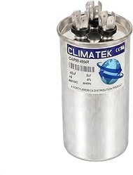 ClimaTek Round Capacitor - fits Lennox Armstrong Ducane # 100335-12 | 45/5 uf MFD 370/440 Volt VAC