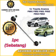 (1@pc) 48820-B0010S Front Stabilizer Link Absorber Link Toyota Avanza