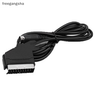 [FREG] 1.8m/5.9ft Scart Cable RGB AV Cable Video Cord 20 Pin Connector for sega for saturn Game Console FDH