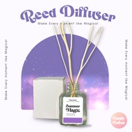New!! ก้านไม้หอม กลิ่น Summer Magic (30 ml.) น้ำหอมปรับอากาศ Reed Diffuser ฟรี! ก้านไม้งา กลิ่นซัมเมอร์ ที่มีความพิเศษ magic+box One