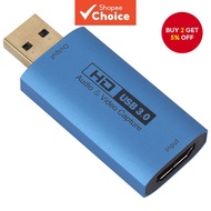 USB Computer Card -Compatible Capture Card 4K 60Hz HD Video Capture Card USB3.0 Capture Card