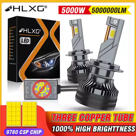 5000W 500000LM H7 LED H4 H11 Canbus Car Headlight No Error CSP H1 H3 9005 HB3 9006 HB4 9012 HIR2 Tur