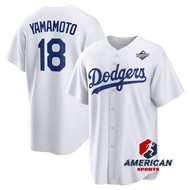 Men's 2025 World Series Los Angeles Dodgers Yoshinobu Yamamoto White Baseball Jersey