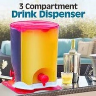 🔥Ready Stock🔥 Drink Dispenser Minuman Bekas besar 3 compartment murah bekas air balang