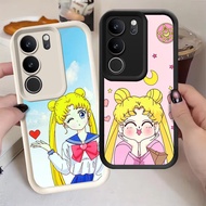 G-62 Sailor Moon Casing for VIVO Y19S Pro V40 Y300 Y400 Lite 5G Black and white