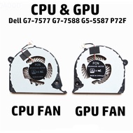 Fan for DELL G7-7577 G7-7588 P72F G5-5587 Laptop CPU & GPU Cooling Fan
