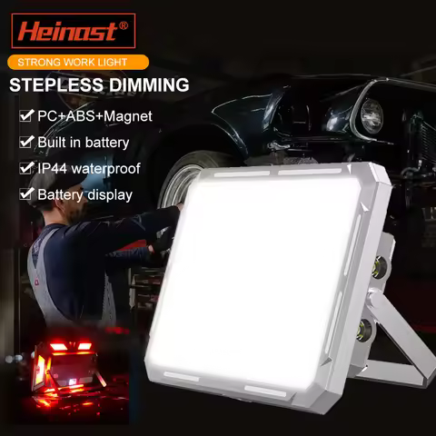 Heinast KXK-686 XPE LED 1000LM Flood Work Light Type-C Rechargeable Built-in Battery IP44 Waterproof