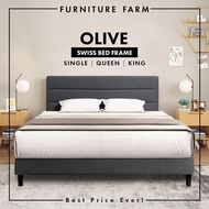 F&F : Bed Base Frame Divan | Luxury Solid Divan Bed Base Frame | Single Queen King Divan Bed Frame |