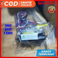 MESIN SHARP 2-TUBE WASHING MACHINE TIMER ORIGINAL 45-MINUTE MODE 3 WIRES