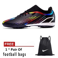 【 Pym Quo 】   New World Cup Football Shoes CR7 Men's Student Football Nails TF Broken Nails Low top Indoor Football Shoes