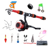 capung 702ul fishing rod Sougayilang 1.8M Ultralight Fishing Rod Reel Set Telescopic Fishi