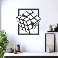 Rubik's Cube 2D Wall Art Geometric Decoration