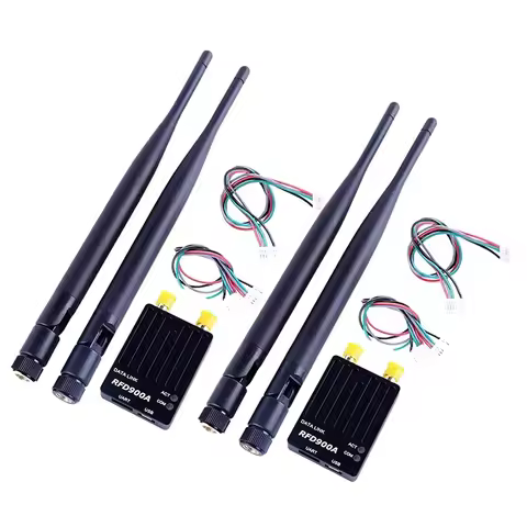 2pcs/set RFD900A 915Mhz 32bit 3DR Radio Telemetry Modem Module 40KM Ultra Long Range Data Transmissi