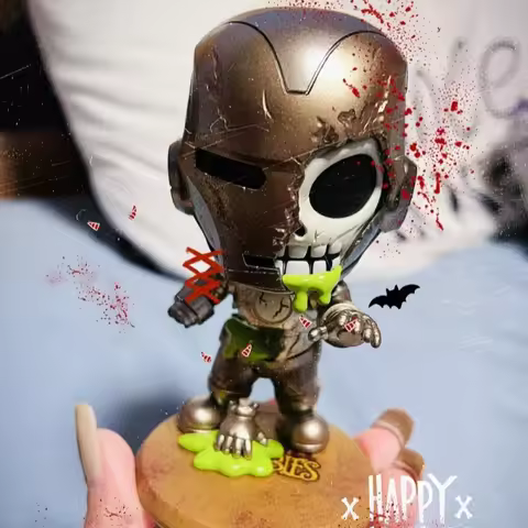 Hot Toys Cosbaby Marvel Zombie Zombie Iron Man Team America Wolverine Deadpool Cosb834/6/7/8 Special