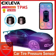 Ekleva IOS Android BLE TPMS xe hơi phổ thông cảm biến áp suất lốp không thấm nước bên ngoài báo động
