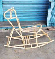 Rattan Rocking Horse Wicker Kids Toy Indonesia Handmade Children Rotan Kerusi Goyang