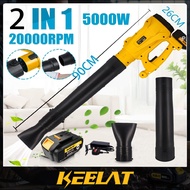 KEELAT 6 Speed 5000W Cordless Blower 388Vf Electric Cordless Vacuum Blower Leaf blower Powerful Wind Blower Dust remover Industry Air Blower Clearing Collector Sweeper  Outdoor Garden Tools Set