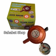 ORIGINAL WINN GAS REGULATOR SUITABLE FOR ALL LPG CYLINDERS 3KG 5.5KG 12KG SNI