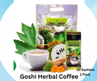 Goshi Herbal Coffee with Ashitaba, Guyabano, and  Turmeric Powder