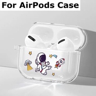 Astronaut Space Case for AirPods 3 Pro 2 1 Case Soft Silicone Cover for airpods 3 case for airpod pro coque clear funda airpod3
