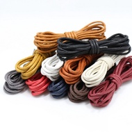 1Pair Wax Coloured Shoelaces Shoe Lace Round Strings for Boots 60cm/80cm/90cm/100cm/120cm
