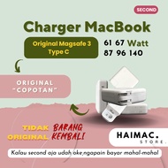 MacBook Charger 2nd RemovedOriginal - 30 61 67 70 85 96 140 Watt Magsafe 3 Adapter C for MacBook Int