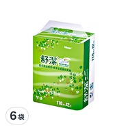 Kleenex 舒潔 優質抽取式衛生紙  12包  6袋