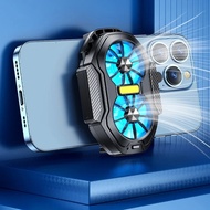 FS01 Dual-Fan Plug-in Phone Cooler Mini Back Clip USB Cooler with Long-Lasting, Powerful Cooling Air