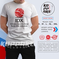 Kaos IDX Indonesia Stock Exchange Bursa Efek Indonesia Logo v2 Baju Perusahaan